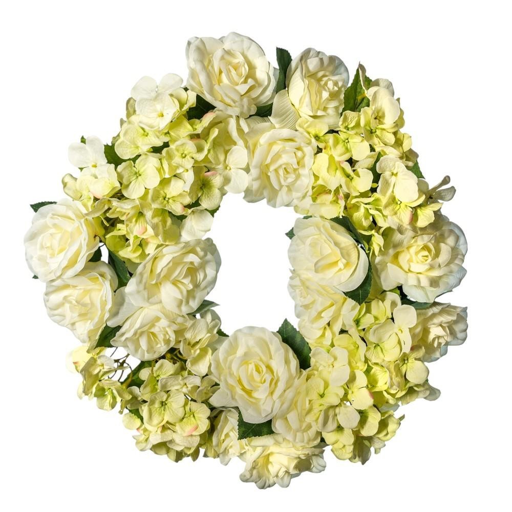 CORONA ORTENSIE WHITE GREEN D5